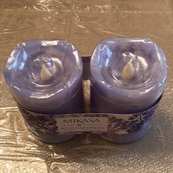 MIKASA HOME ACCENTS, Set of 2 LED Candles - Picture 6 of 8